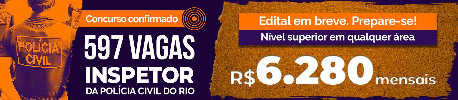 Concurso Policia Civil Rio de Janeiro Inspetor