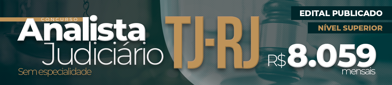 Edital Publicado Concurso Analista TJ-RJ!