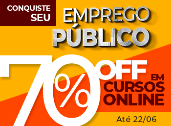 Não pare de Estudar! Aproveite o Desconto de 70% OFF nos cursos Online.